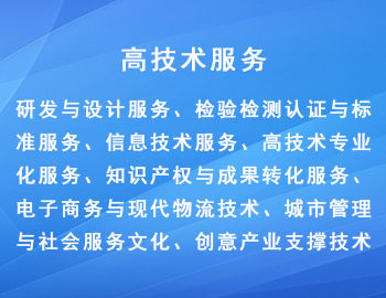 國家重點(diǎn)支持的高新（高技術(shù)服務(wù)）技術(shù)領(lǐng)域有哪些？